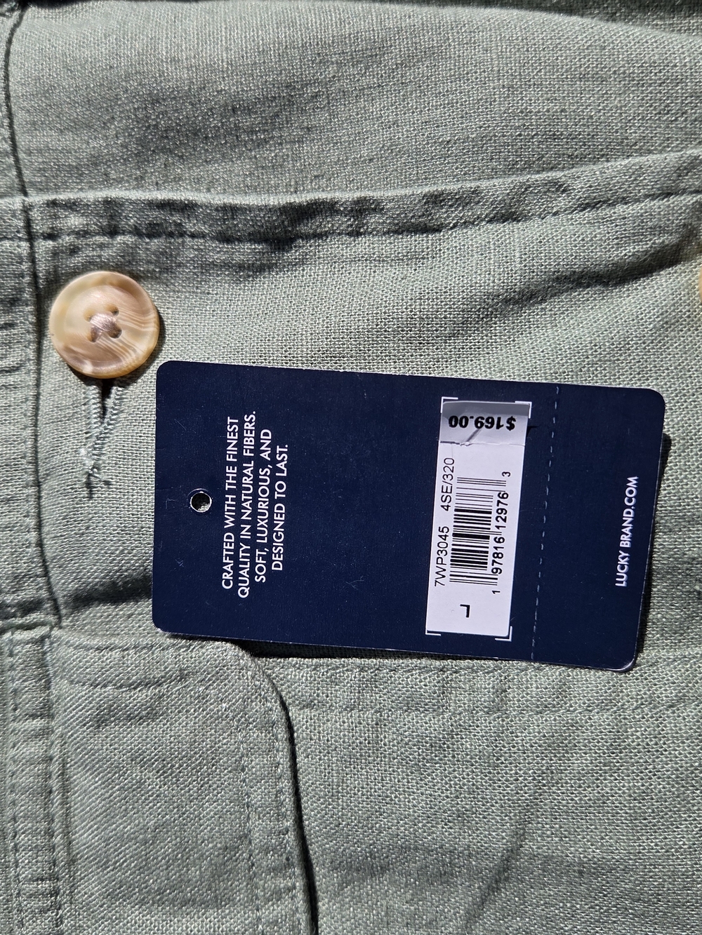 Lucky Brand Moss Green Utility Jacket with Button Front - Picture 11 of 16